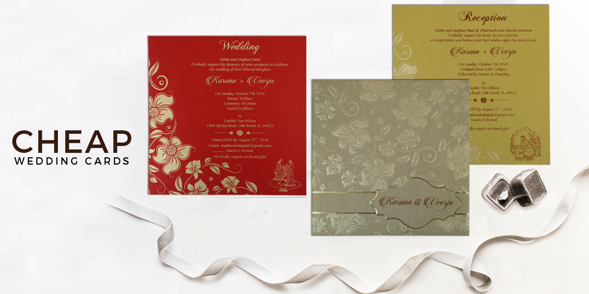 cheap wedding cards