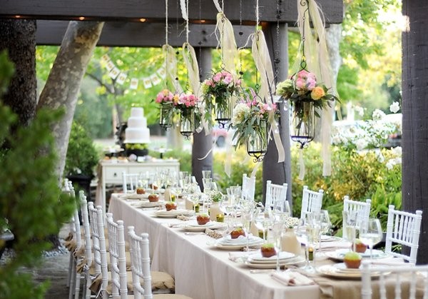 Backyard Wedding Reception