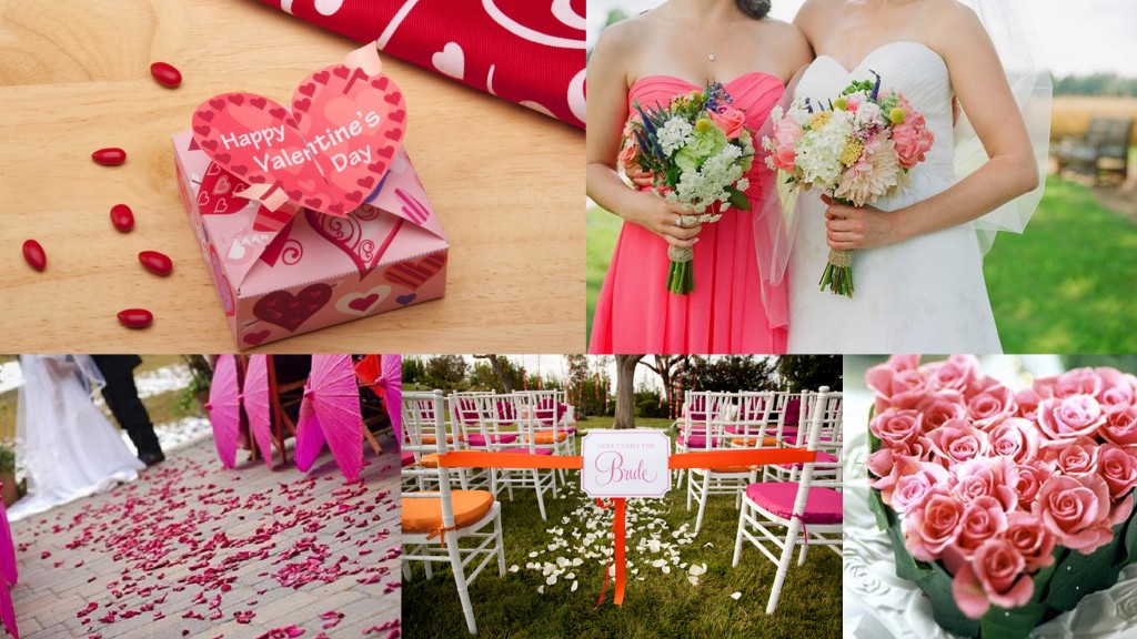 Valentine Themed Wedding