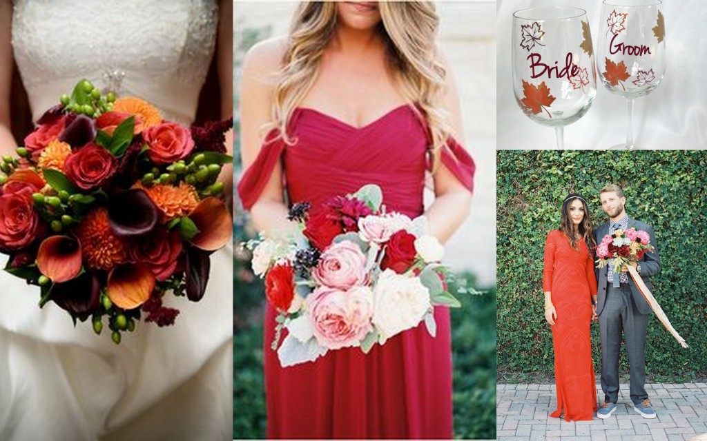 bridesmaids fall wedding theme