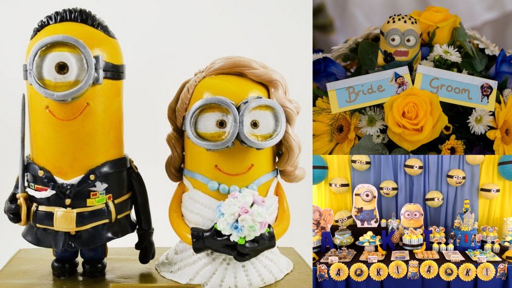 Minion Themed Wedding: 123WeddingCards