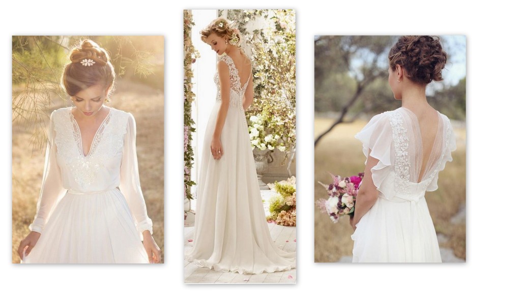 Rectangle Shape Wedding Gowns