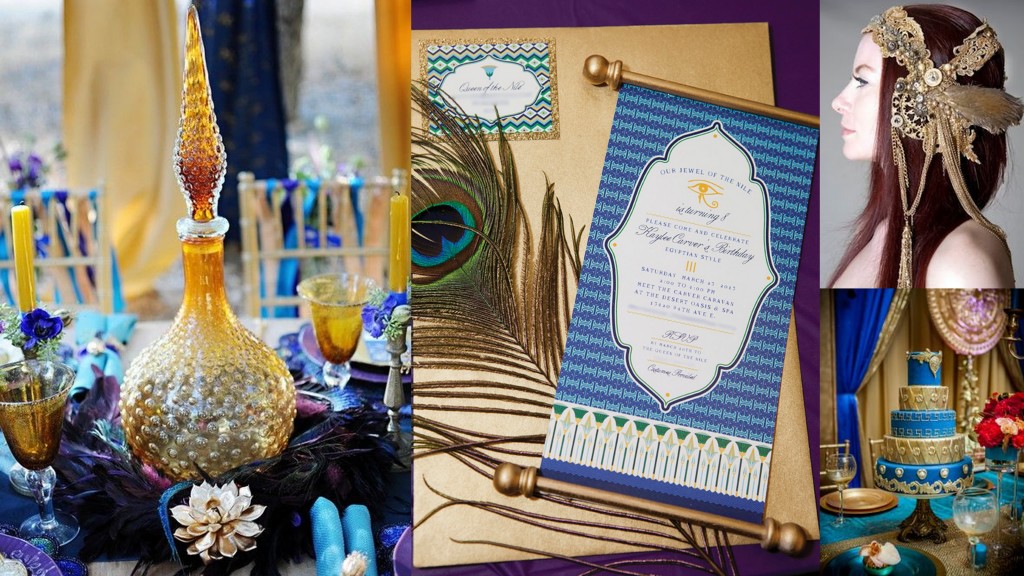 Egyptian Scroll Invitation Ideas