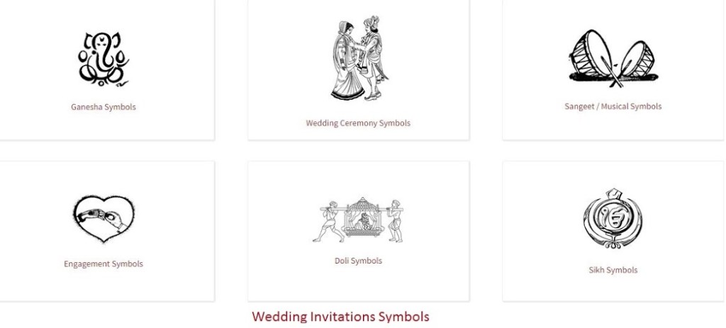 Wedding Invitations Symbols- 123WeddingCards