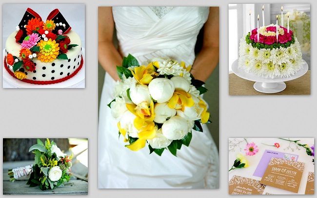 Wedding Floral Accents - 123WeddingCards