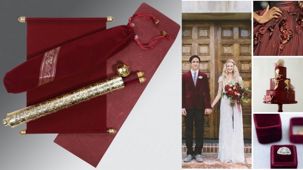 Marsala Color wedding theme