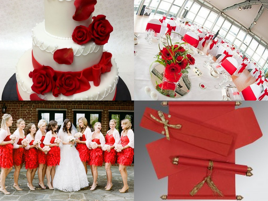 Red Color Wedding Theme