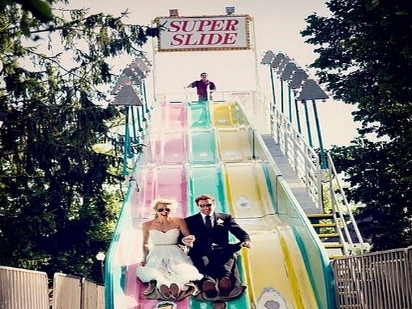 Slide Fun In Wedding