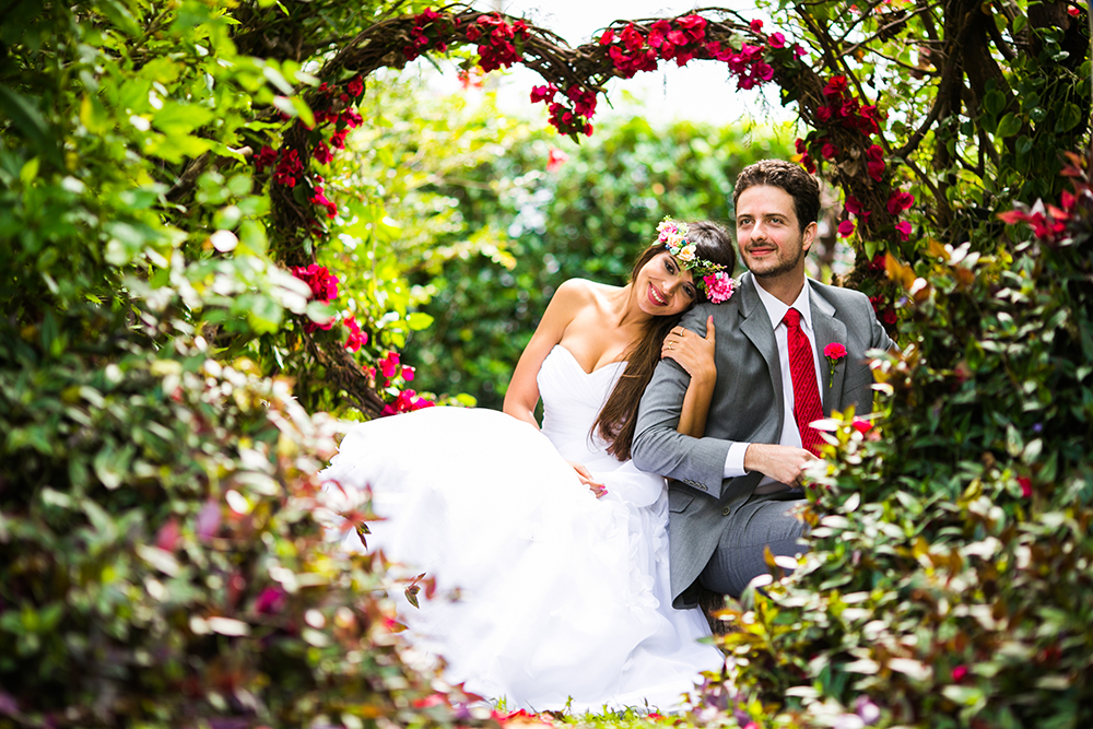 Romantic valentine wedding