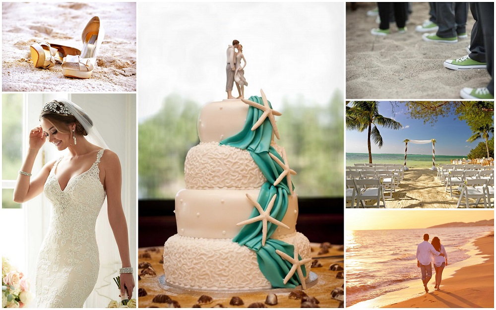 Beach wedding ideas & inspiration - 123WeddingCards