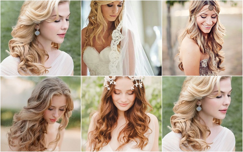 Loose Waves Wedding Hairstyle