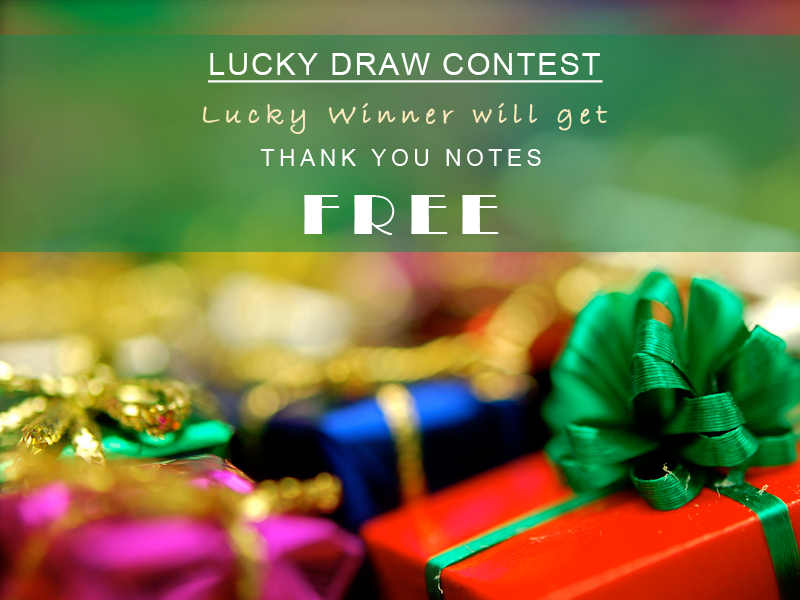 Lucky Draw Contest | 123WeddingCards