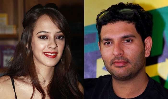 Yuvraj Singh and Hazel Keech