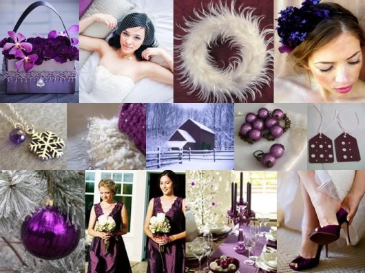 winterweddingcolorpurples