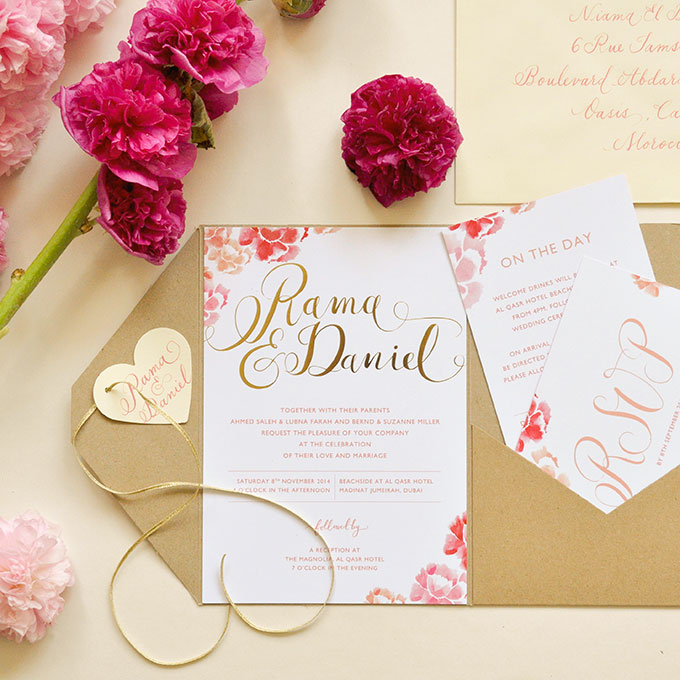 Romantic Invitations | 123WeddingCards