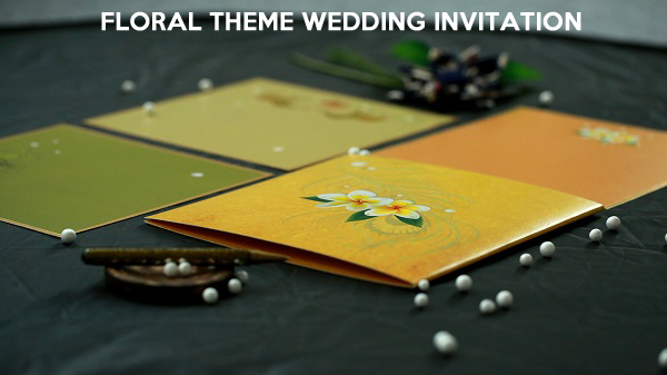 Floral Wedding Invitations - 123WeddingCards