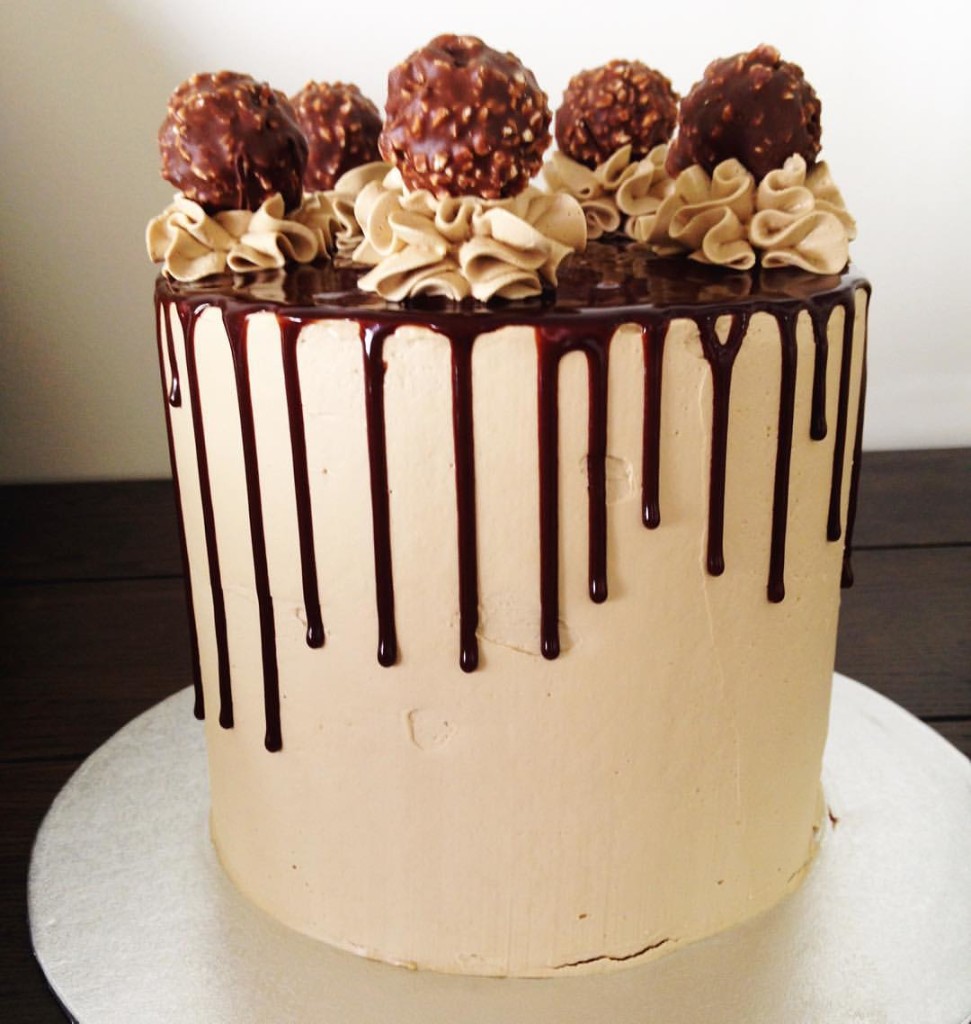 Coffee infused Mocha wedding cake - 123WeddingCards