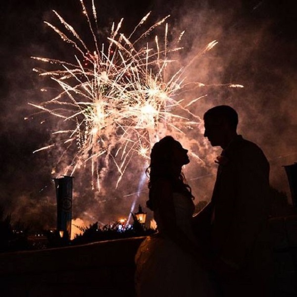 fireworks summer Wedding
