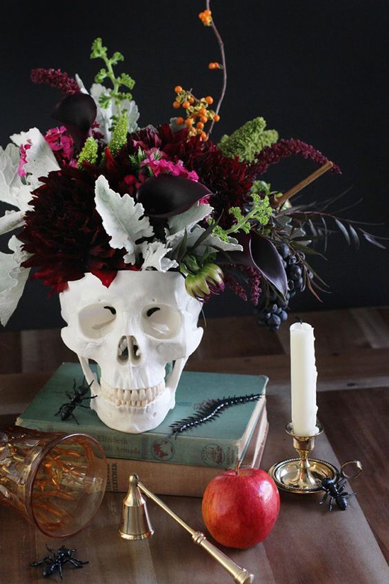 Halloween wedding Centerpiece