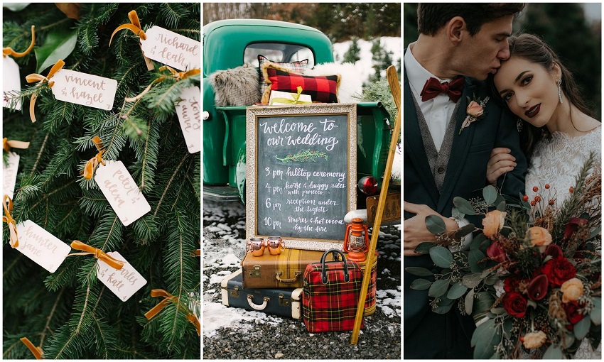 12 Christmas Wedding Ideas for Mesmerizing Your Christmas Themed Wedding - 123WeddingCards