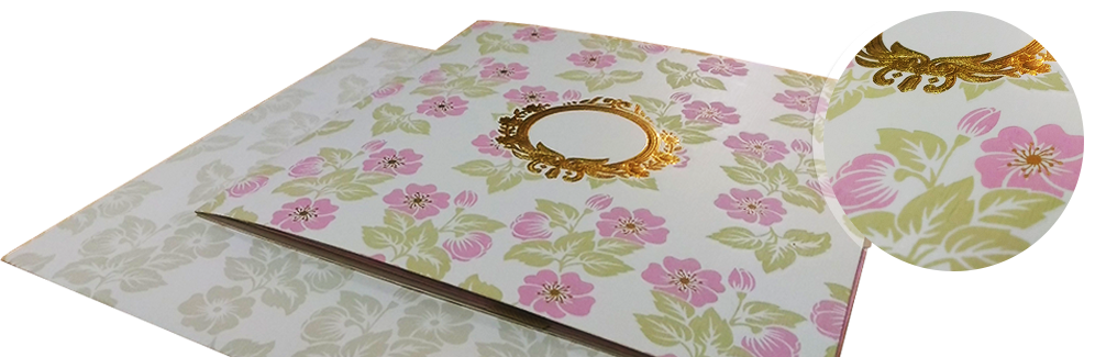 floral theme wedding invitation - 123WeddingCards