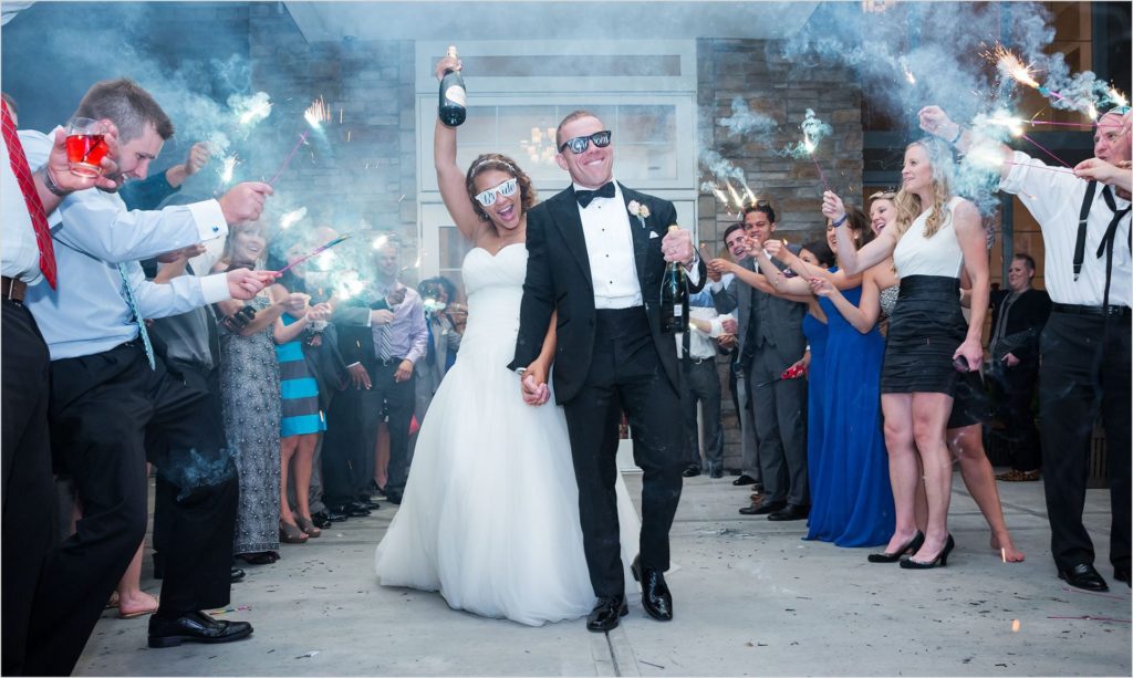 use of sparklers as props for wedding photographs_2
