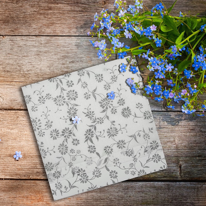 WHITEOFFWHITE MATTE FLORAL THEMED - GLITTER WEDDING INVITATION D-1291 by 123WeddingCards WHITEOFFWHITE MATTE FLORAL THEMED - GLITTER WEDDING INVITATION D-1291 by 123WeddingCards