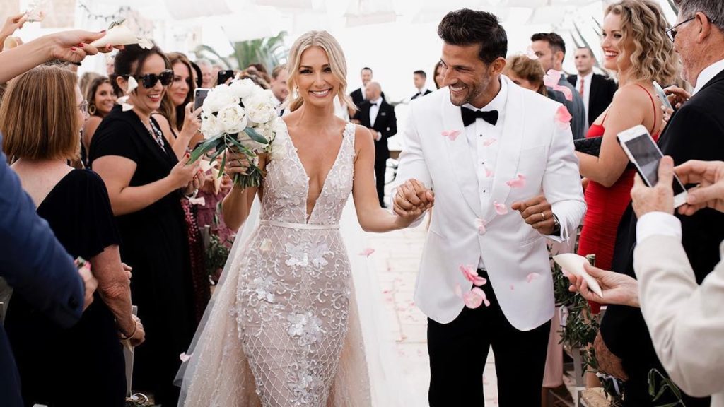 Anna Heinrich and Tim Robards wedding dresses