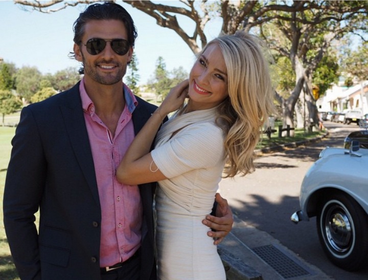 Anna Heinrich and Tim Robards