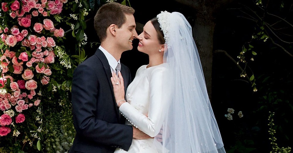 Miranda Kerr and Evan Spiegel wedding