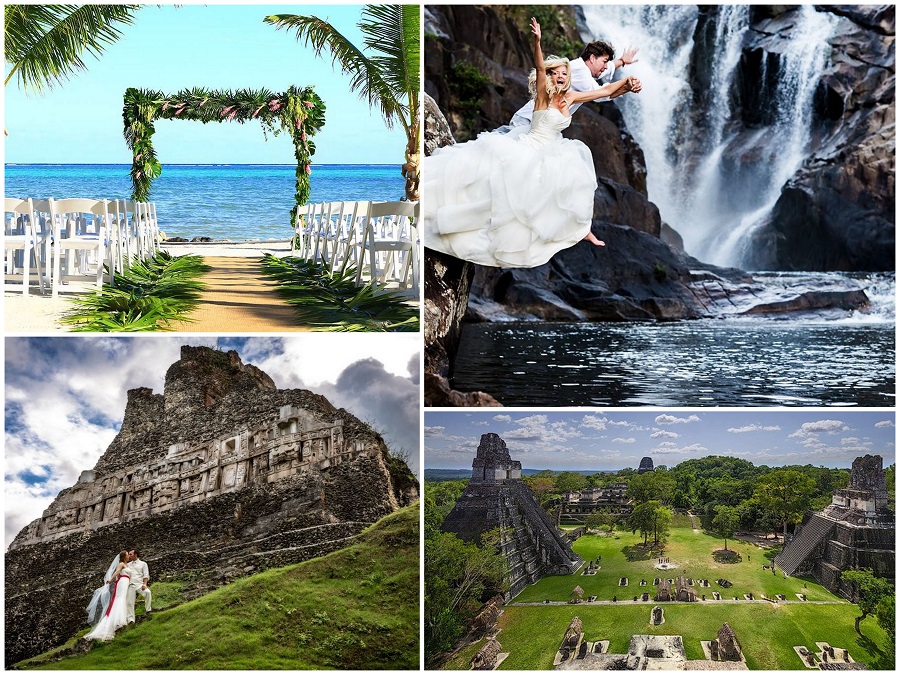 wedding destinations Belize suggest by 123WeddingCards