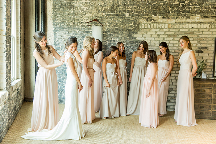 Select your bridesmaid's dresses