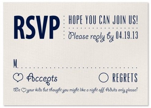 Kids Invited or Not Text in Invitations