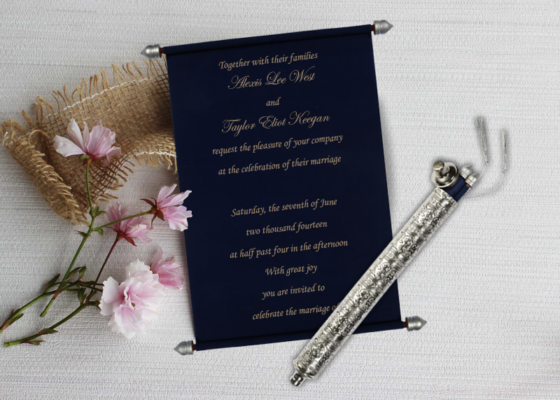 Royal Scroll Invitations