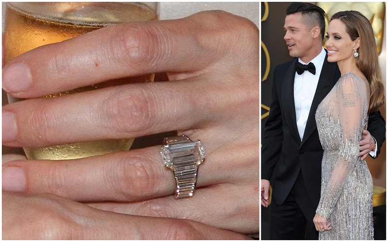 Angelina Jolie & Brad Pitt engagement ring