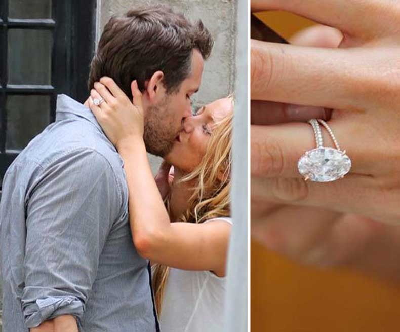 Blake Lively & Ryan Reynolds engagement ring