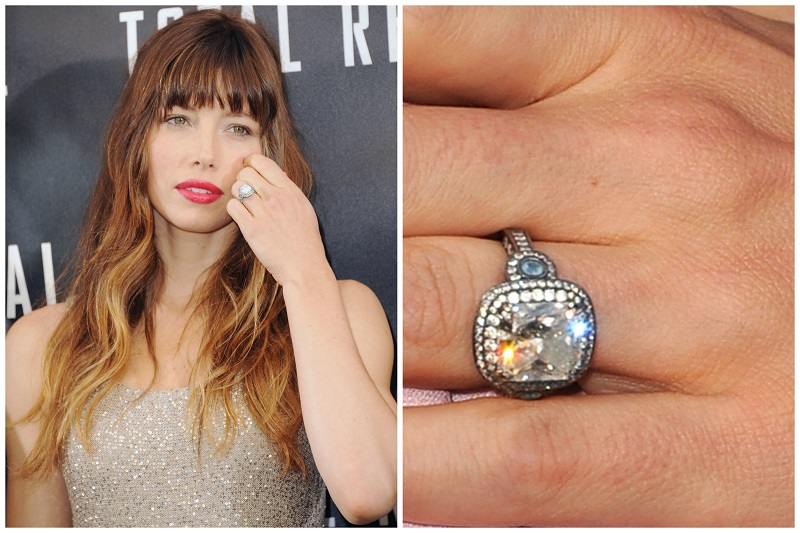 Jessica Biel & Justin Timberlake engagement ring