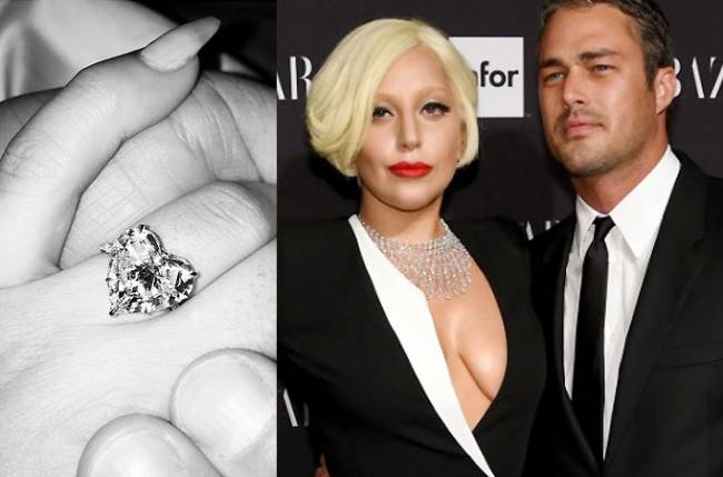 Lady Gaga and Taylor Kinney engagement ring