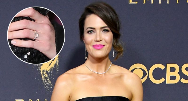 Mandy Moore & Taylor Goldsmith engagement ring