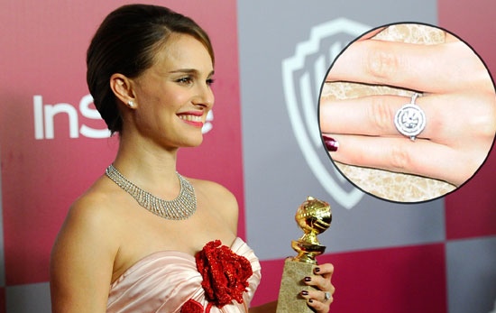 Natalie Portman & Benjamin Millepied engagement ring