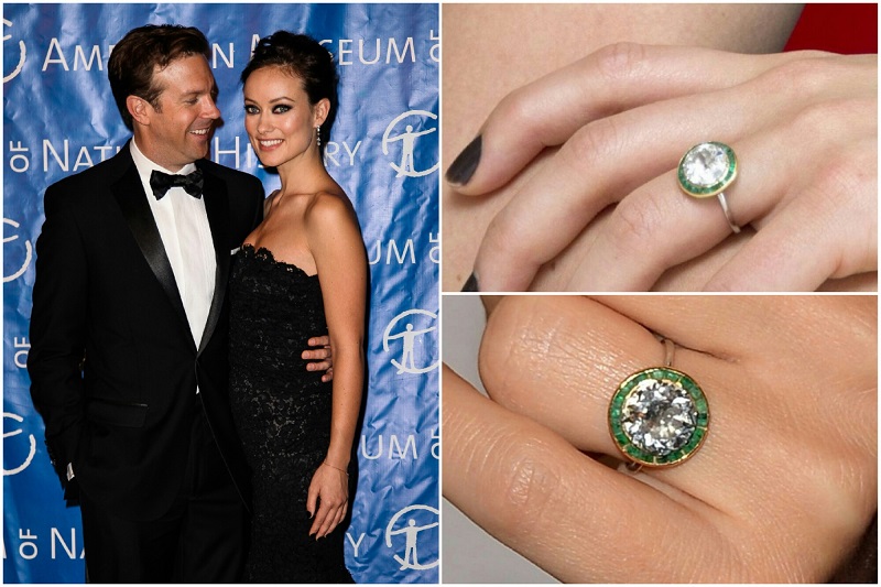 Olivia Wilde & Jason Sudeikis engagement ring