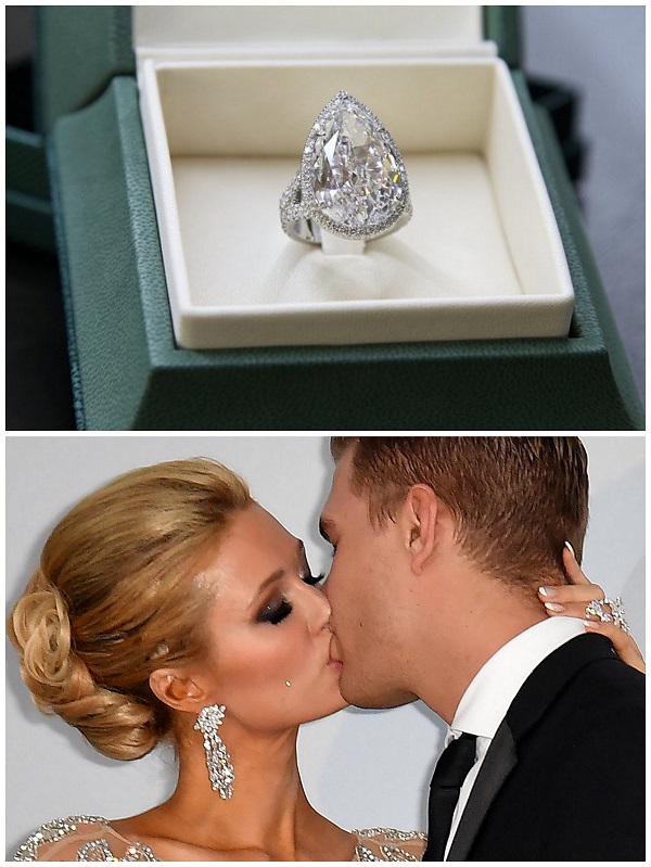 Paris Hilton & Chris Zylka engagement ring