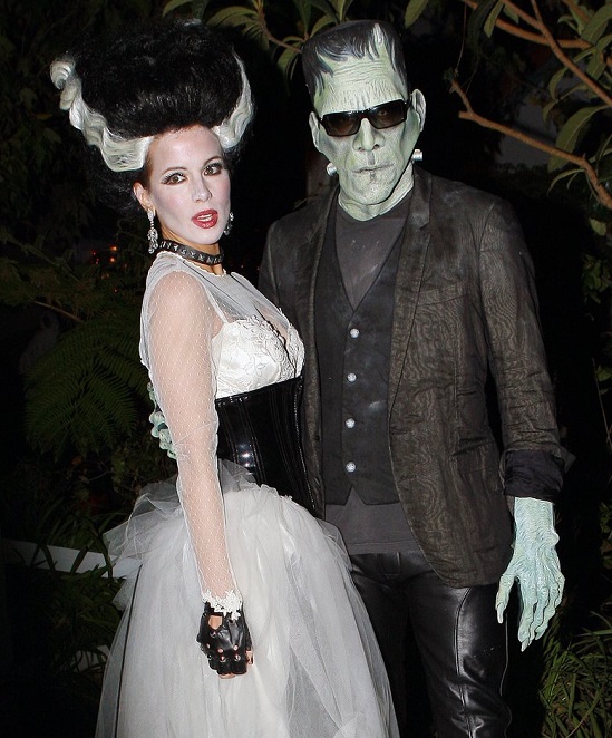 halloween dress of Kate Beckinsale and Len Wiseman in 2010