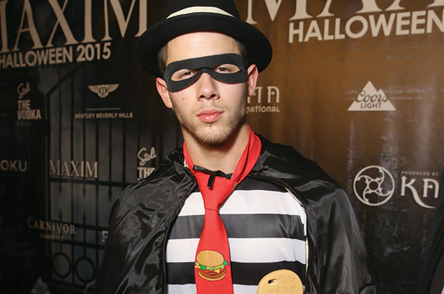 halloween dress of Nick Jonas in 2015