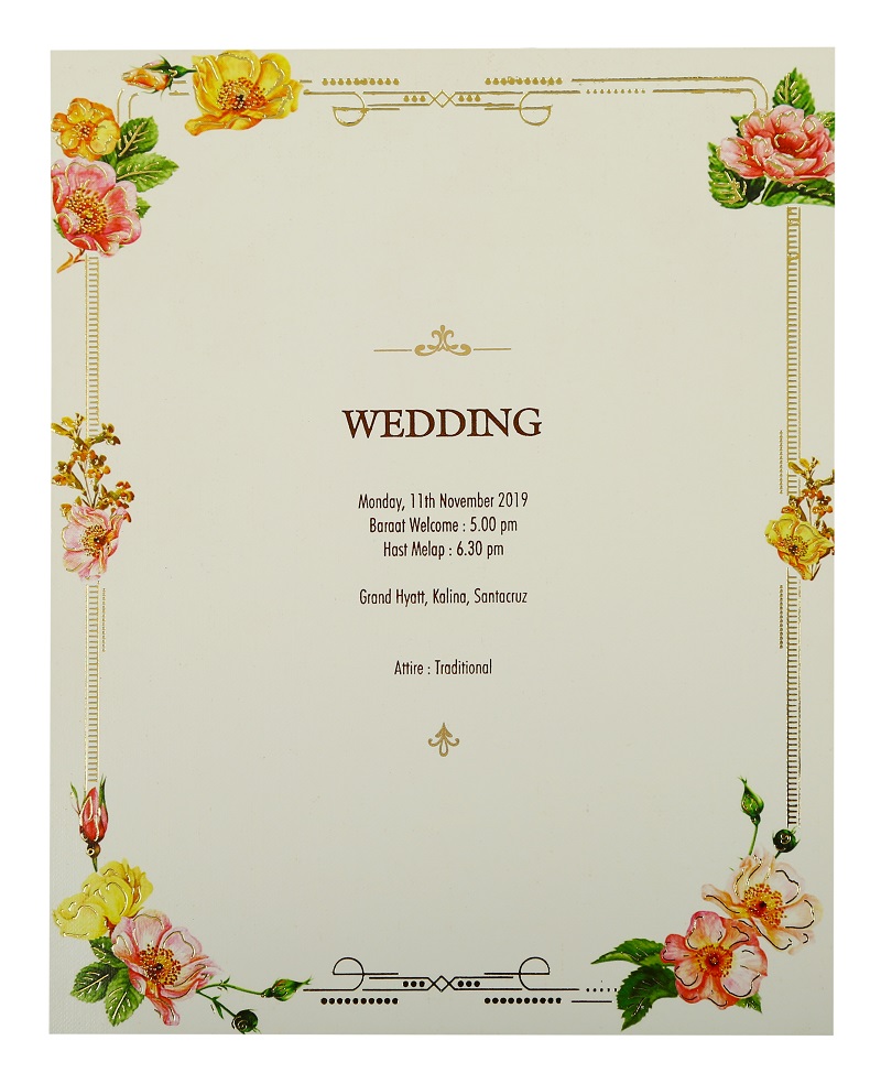 The Wedding Date-Wedding Invitation Card-123WeddingCards