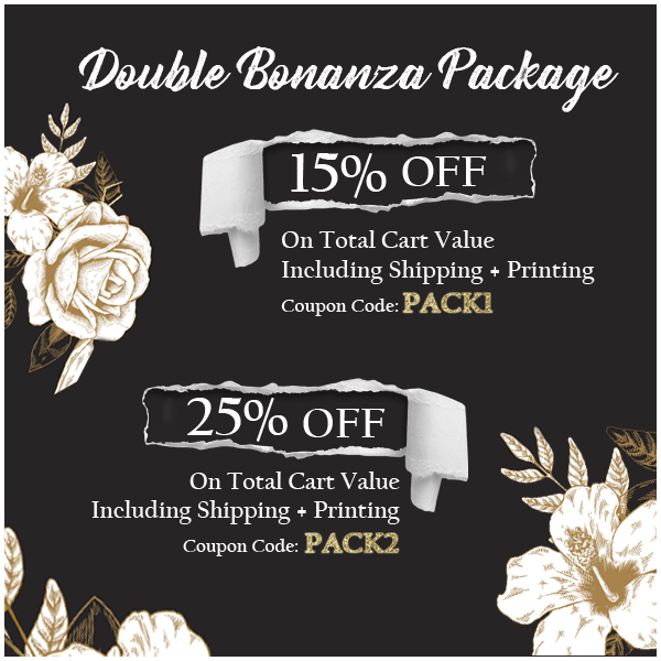 Double Bonanza Spring Offer 2019, Up to 25% Off on everything - 123WeddingCards