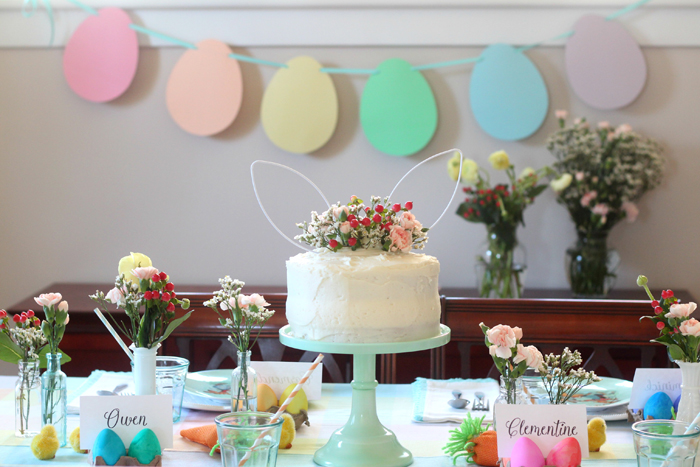 Easter inspired wedding cake