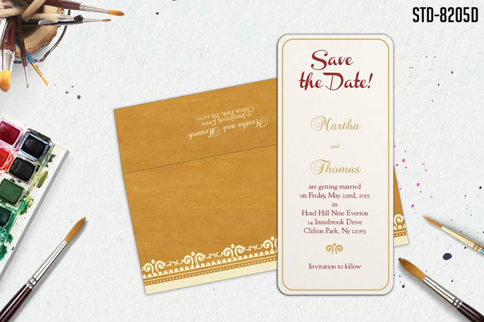 Save the dates - 123WeddingCards