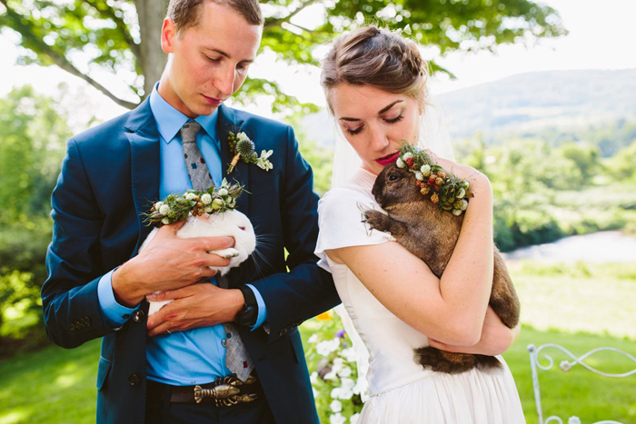 Bunnies in Easter Wedding