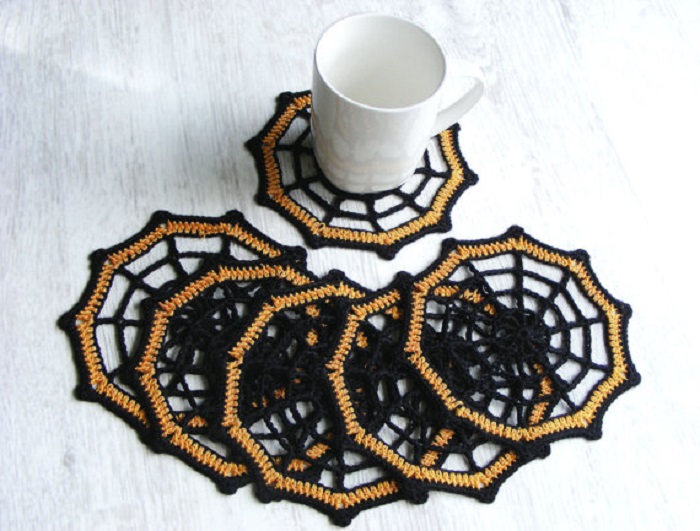 Cobweb Coasters